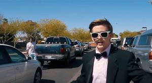 Jacob Staudenmeier, un fan de Emma Stone, recrea ’La La Land’.