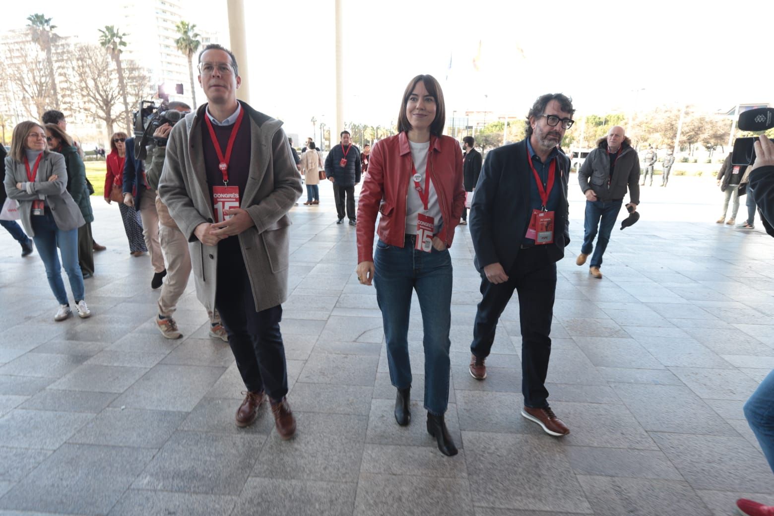 Empiezan a llegar los primeros asistentes al Congreso del PSPV-PSOE en Valencia