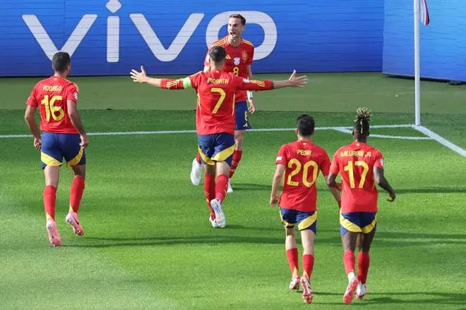 Eurocopa 2024 | Fase de grupos: España - Croacia, en imágenes