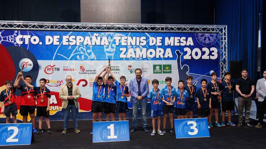 Los Nacionales de Tenis de Mesa ya tienen a sus primeros campeones en Zamora