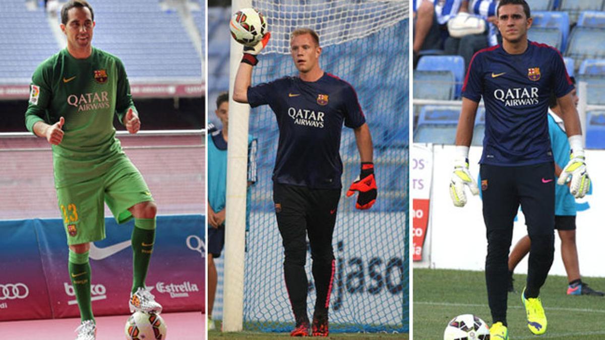 Bravo, Ter Stegen y Masip se pelean por la titularidad