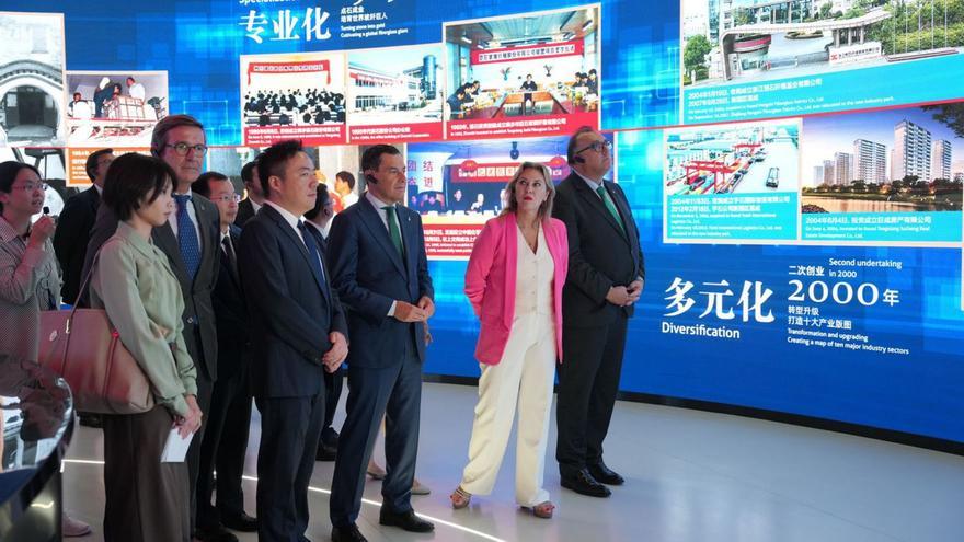 El presidente mantuvo ayer un encuentro con representantes del grupo empresarial Zhenshi.