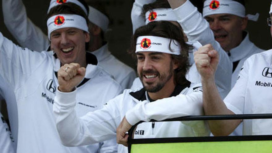 Fernando Alonso celebró con McLaren sus 250 carreras en F1.