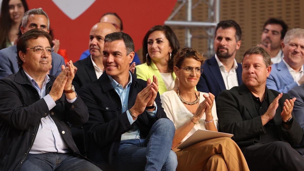 El president del Govern, Pedro Sánchez, en  el Consell Polític Federal del PSOE, en el World Trade Center,  a 17 de setembre de 2022, a Saragossa, Aragó