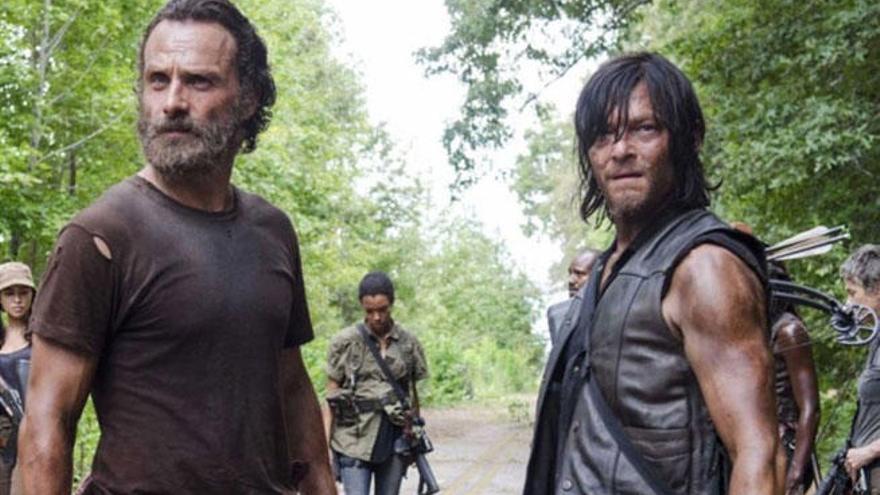 Andrew Lincoln y Norman Reedus en &#039;The Walking Dead&#039;.