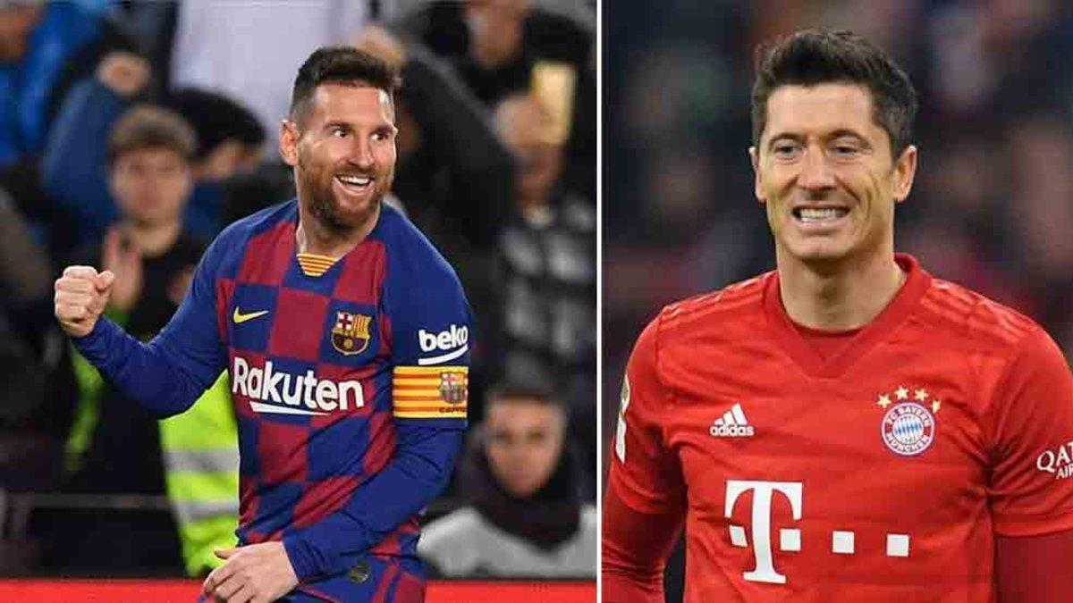 Messi y Lewandowski luchan por ser el máximo goleador de 2019