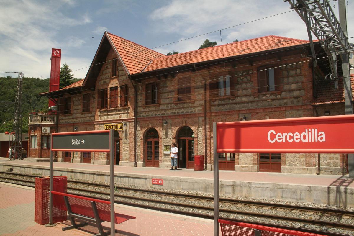 Esta es la estación histórica de Cercedilla.