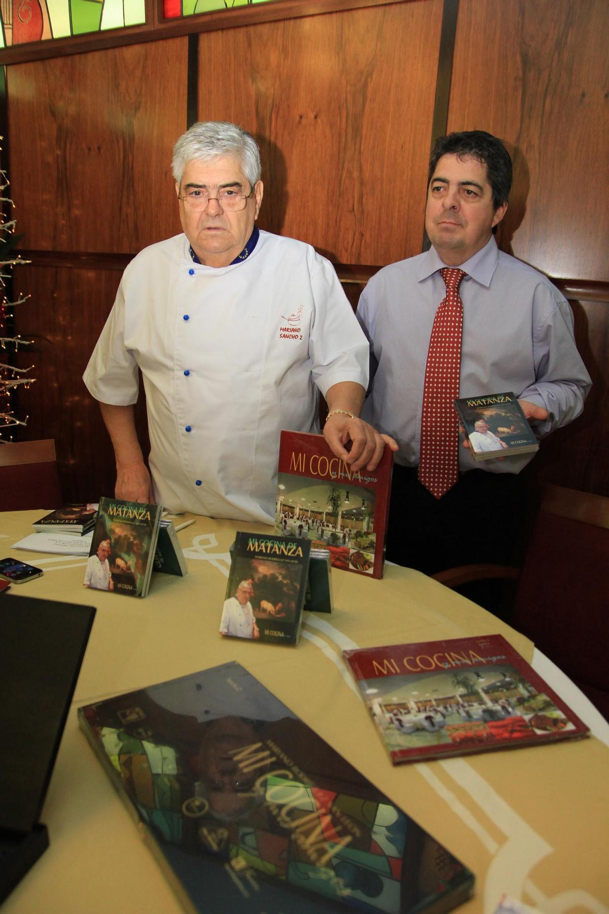 Mariano Rodrguez San Len con su hijo Luis Miguel Rodrguez