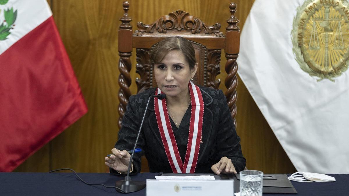 La fiscal general peruana, Patricia Benavides.