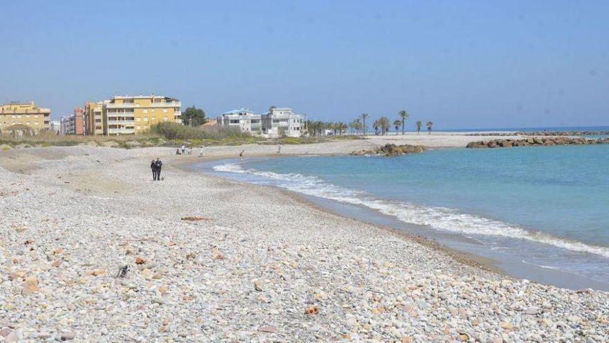 La playa Belcaire, en Moncofa.