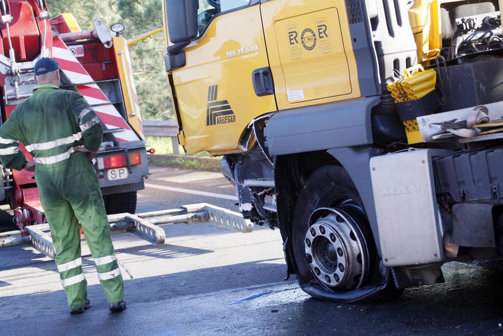 Accident greu a Cassà de la Selva