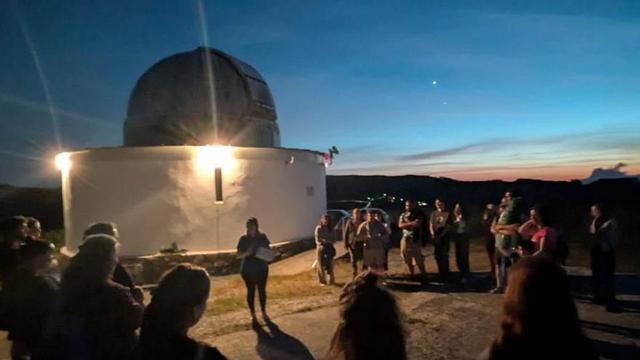Primera actividad de verano en el Observatorio de Forcarei |