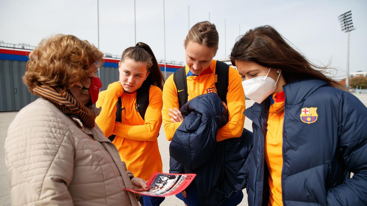 Carmen Nieto comparte su experiencia en el Camp Nou con Aitana, Pina y Hansen