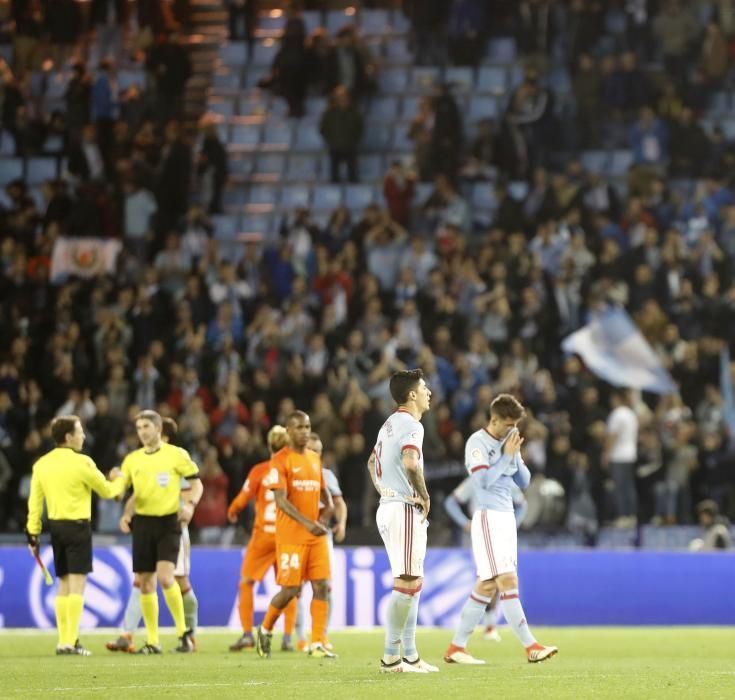 La galería de imágenes del empate entre el Celta y el Málaga en Balaídos