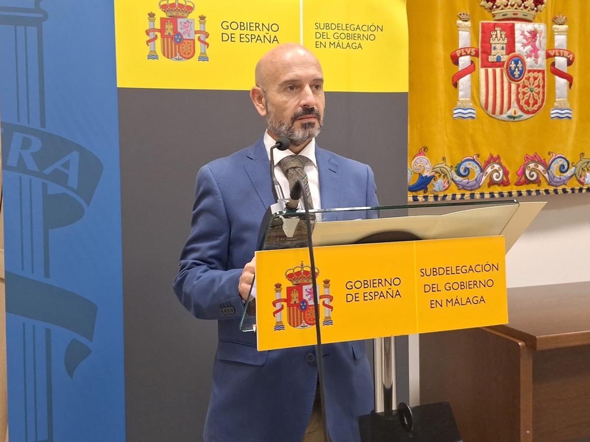 Archivo - El subdelegado del Gobierno en Málaga, Javier Salas.