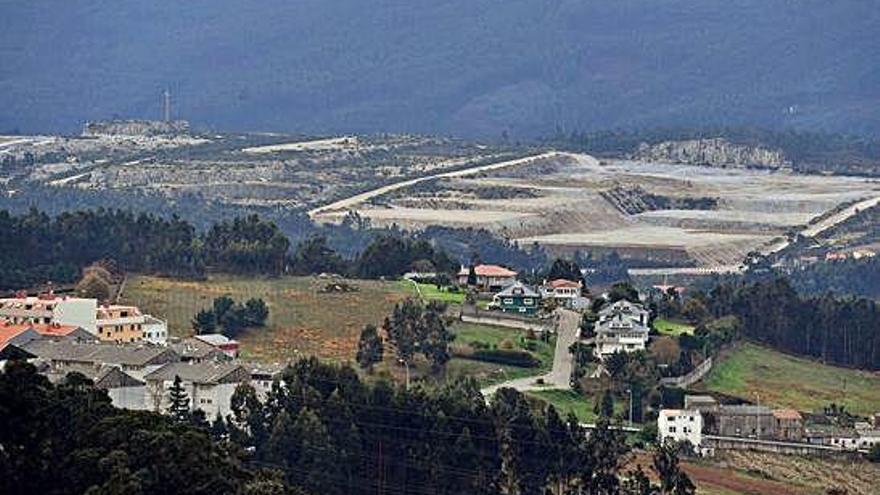 Vista del polígono de Morás, ubicado en Arteixo.