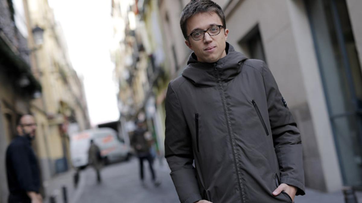 Íñigo Errejón, al barri de Lavapiés, a Madrid.