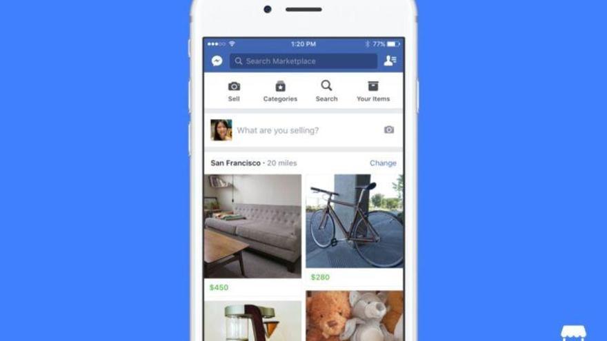 Facebook lanza Marketplace para competir con Wallapop y Ebay