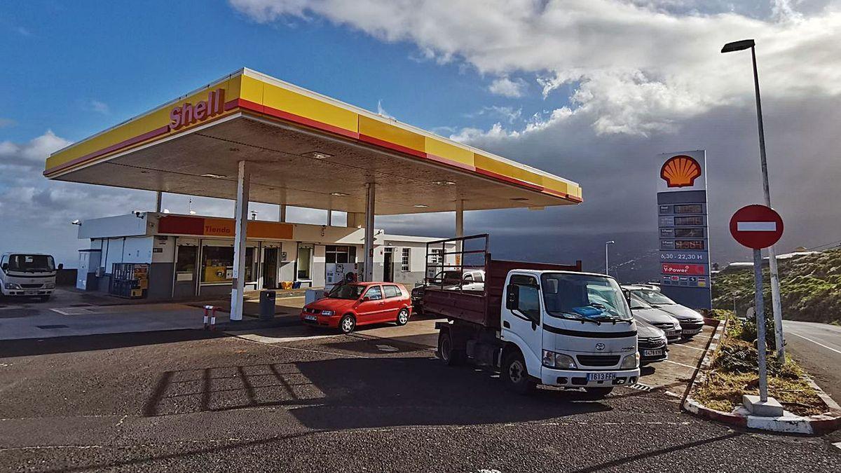 Gasolinera en Tenerife.