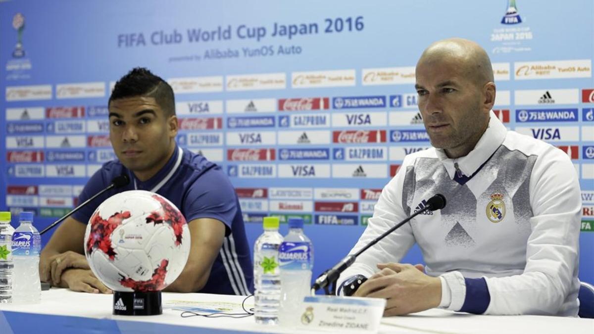 Casemiro y Zidane hablan sobre el Real Madrid - Bayern Munich de mañana