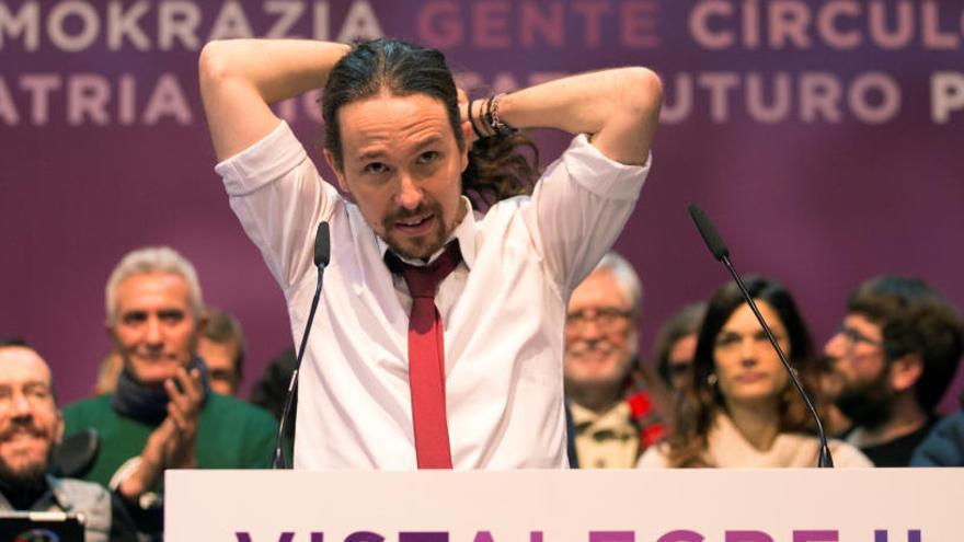 Iglesias arrasa en Vistalegre II.