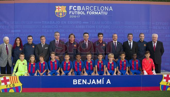 Las imágenes de la presentacion de la cantera del FC Barcelona