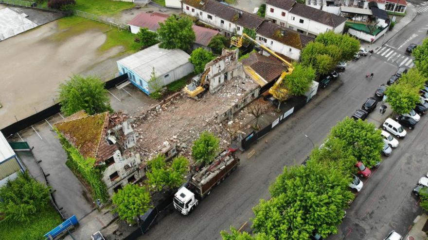 La demolición de las “casas dos mestres” abre paso a un museo