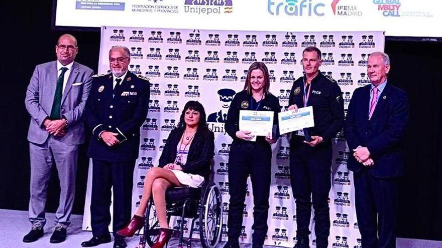 Dos policías locales de Castellón galardonados en los Premios Nacionales de Seguridad Vial 2023