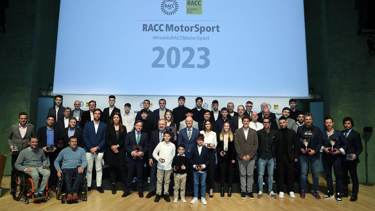El RACC, presidido por Josep Mateu, entregó sus trofeos a los mejores pilotos de 2023
