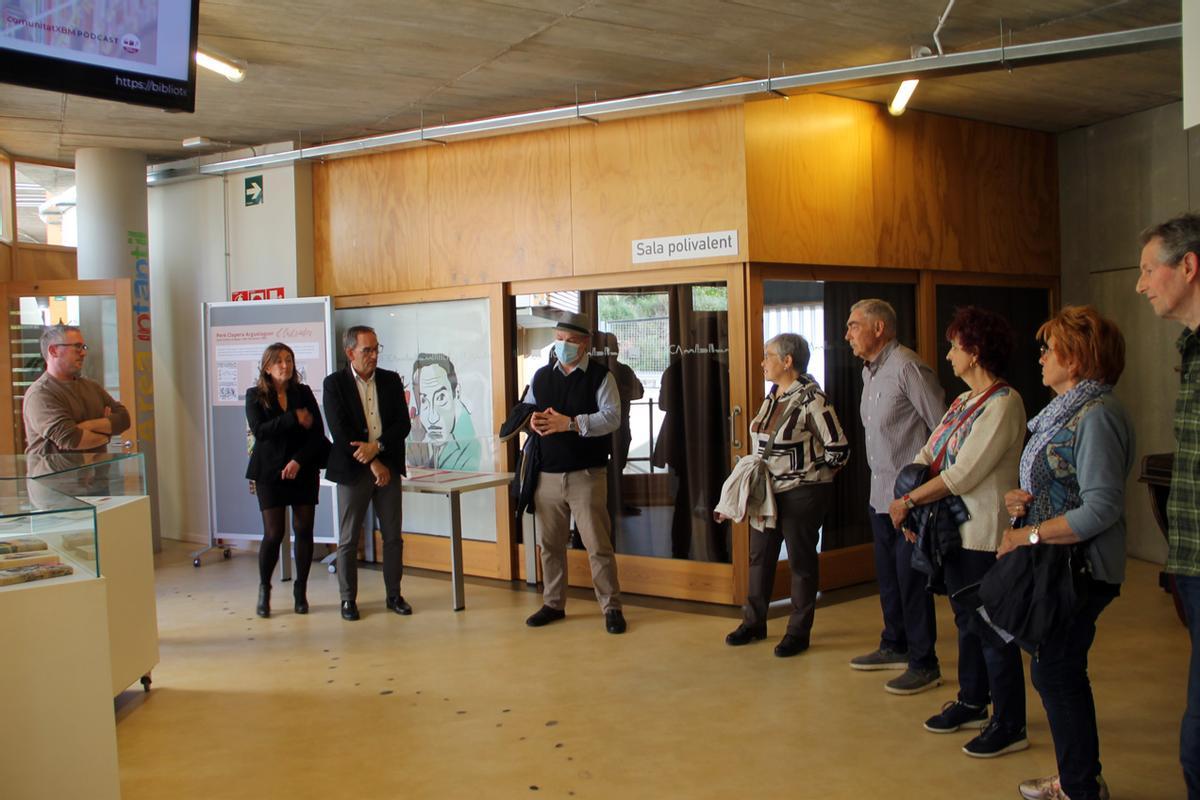 Sant Fruitós inaugura una exposició de Pere Clapera que explora la seva faceta com a il·lustrador