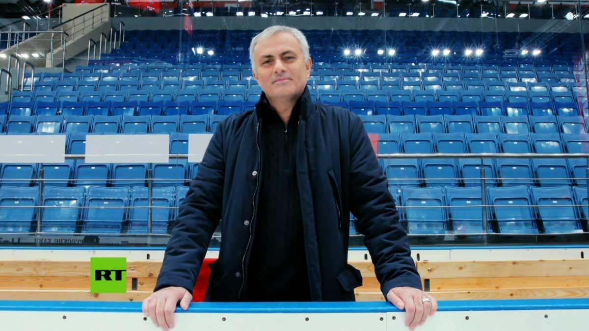 Promoción de Jose Mourinho para el canal RT.