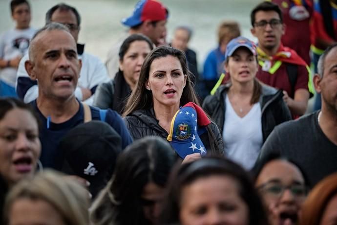 Manifestación de venezolanos en Tenerife