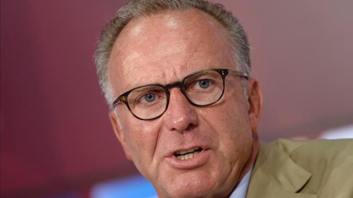 Rummenigge se mostró tajante