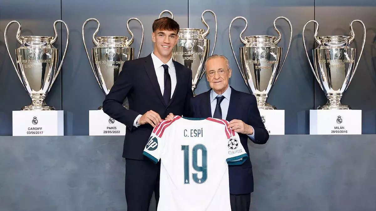 Carlos Espí, 'presentado' como nuevo jugador del Real Madrid tras su gol salvador ante el Espanyol: "He dormido muy poco"