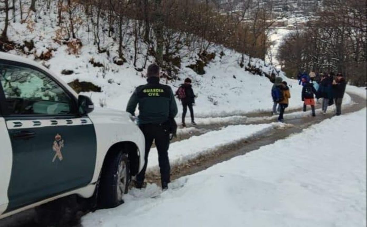 La Guardia Civil en San Martín de Castañeda