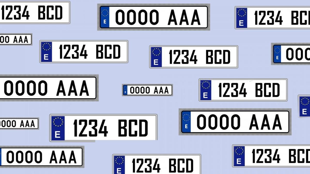 ¿Por qué las matrículas de los coches no tienen vocales?