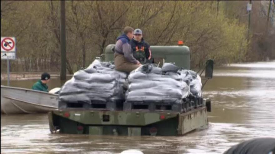 Quebec, en estado de emergencia tras las peores inundaciones en décadas