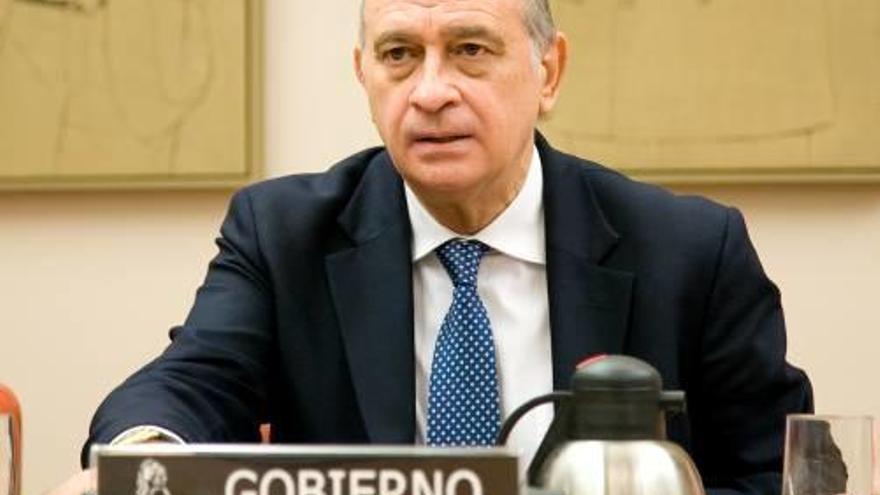 L&#039;exministre Jorge Fernández Díaz, en una sessió al Congrés.