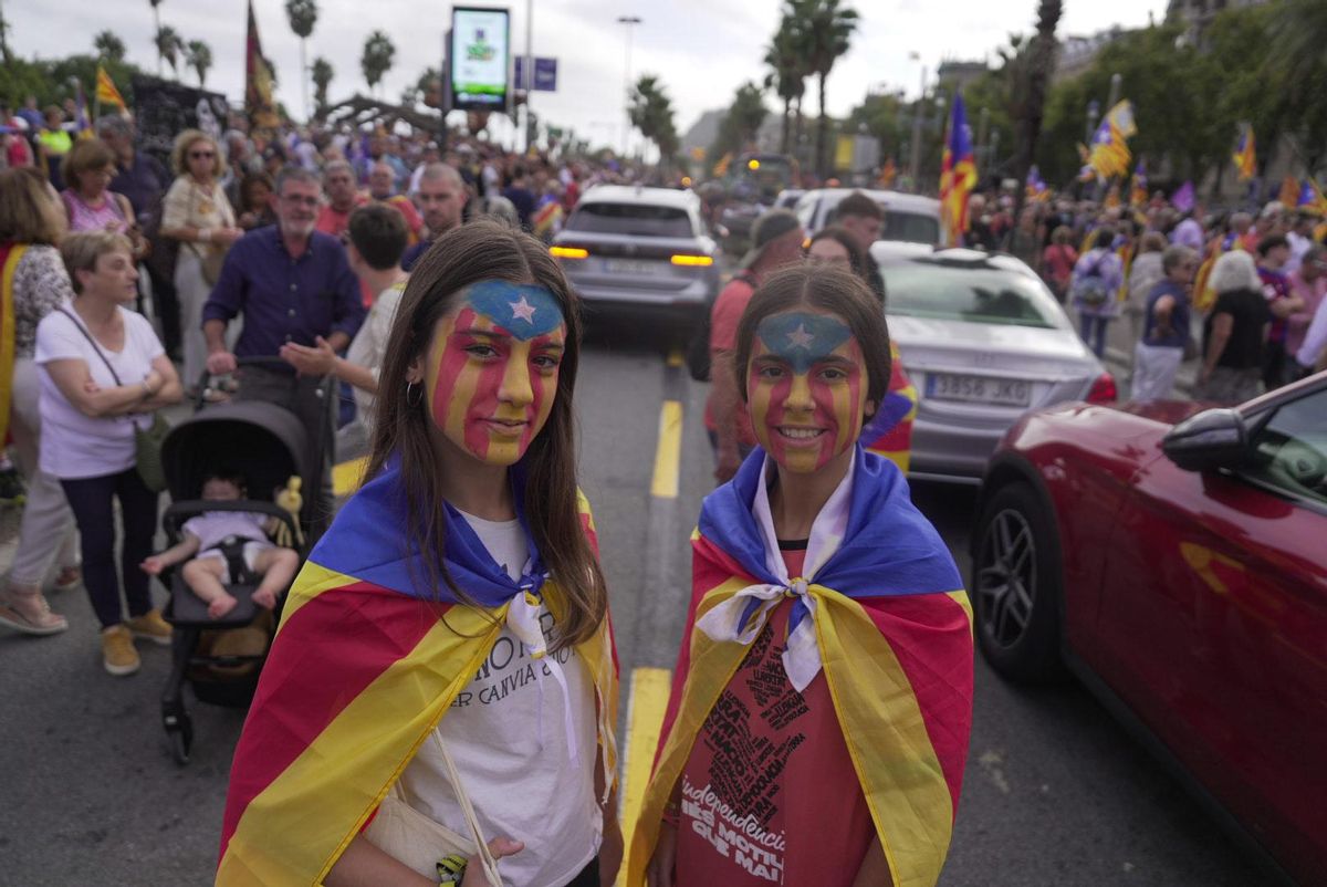 Manifestación de la ANC en la Diada