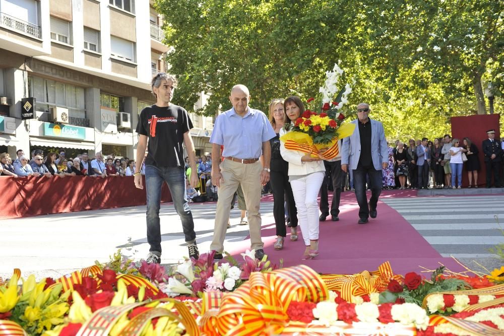 Ofrena de la Diada 2017 a Manresa