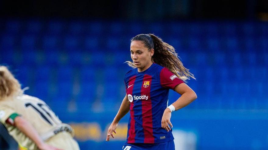 Martina Fernández debuta amb el Barça i frega el gol contra el Granada