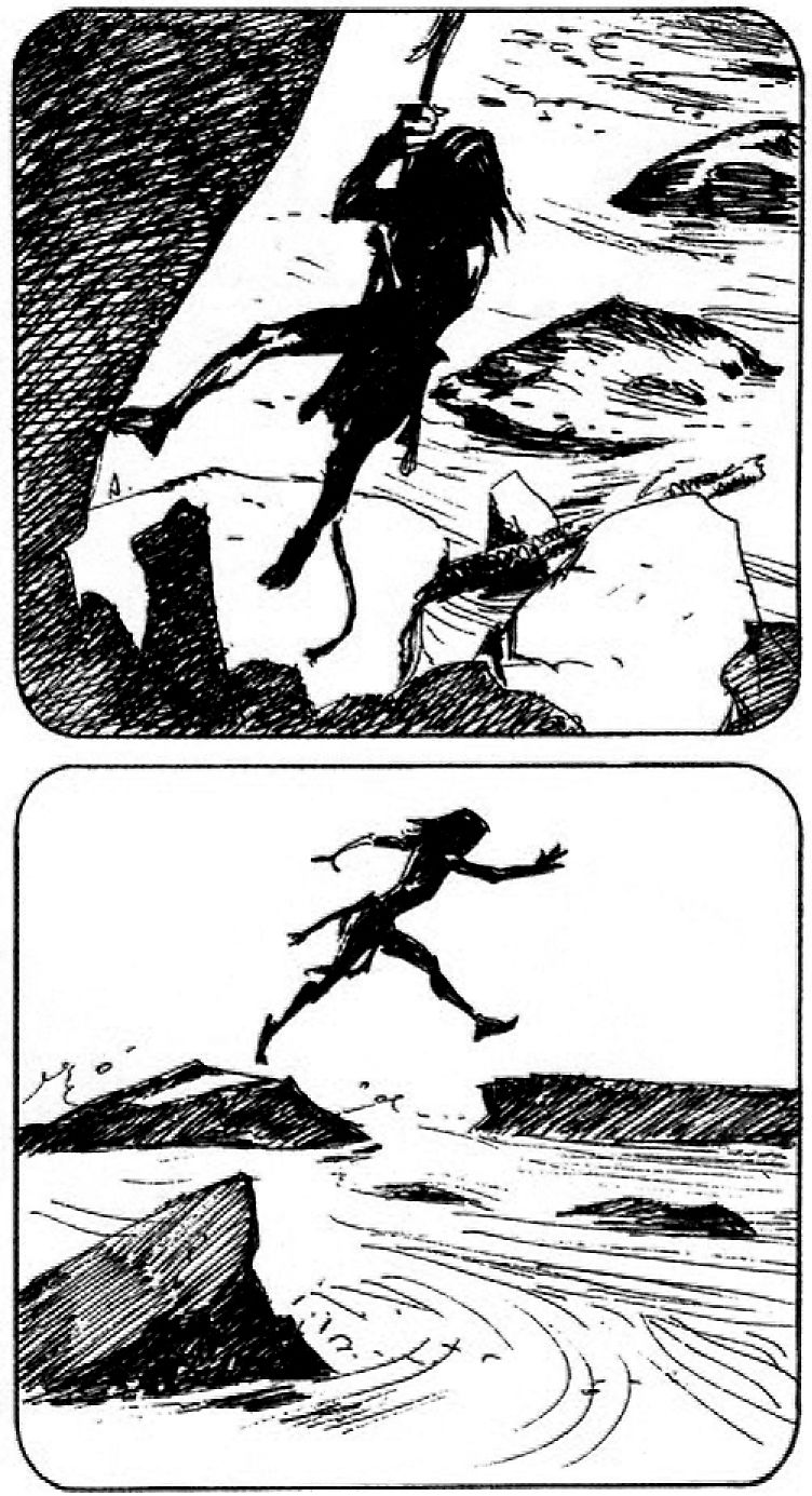 Ilustraciones del cómic: El último Yana.