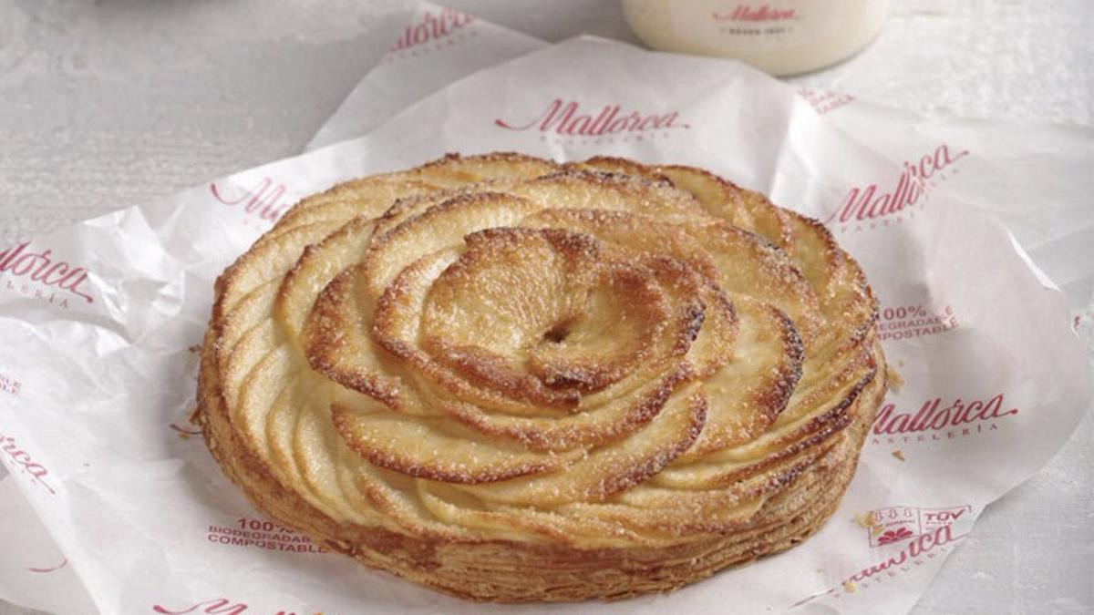 La tarta de manzana de Mallorca.