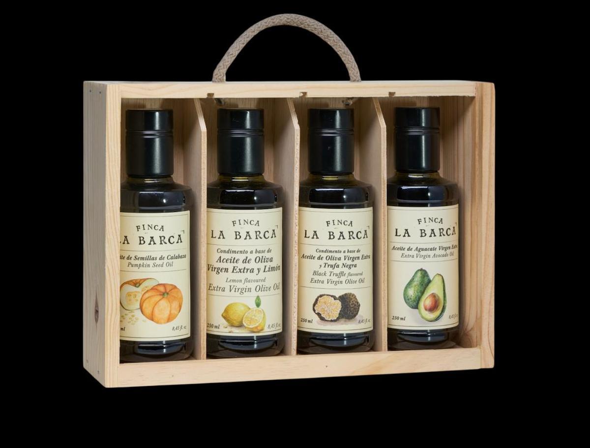 Pack de aceites gourmet de Finca La Barca.