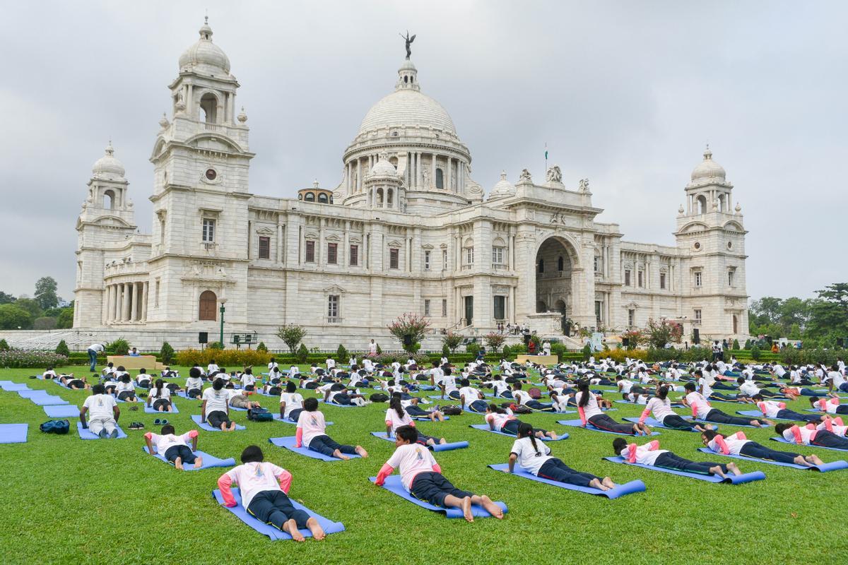 Día Internacional del Yoga en la India