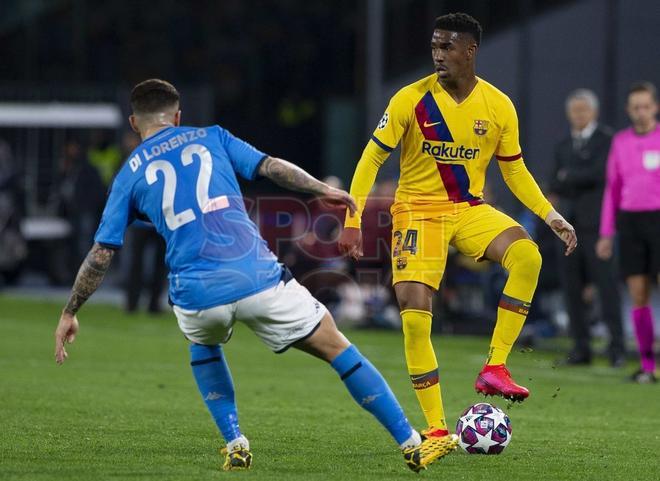 Las mejores imágenes del partido entre el SSC Nápoles y el FC Barcelona de ida de octavos de final de la Champions League disputtado en el estadio San Paolo en Nápoles.