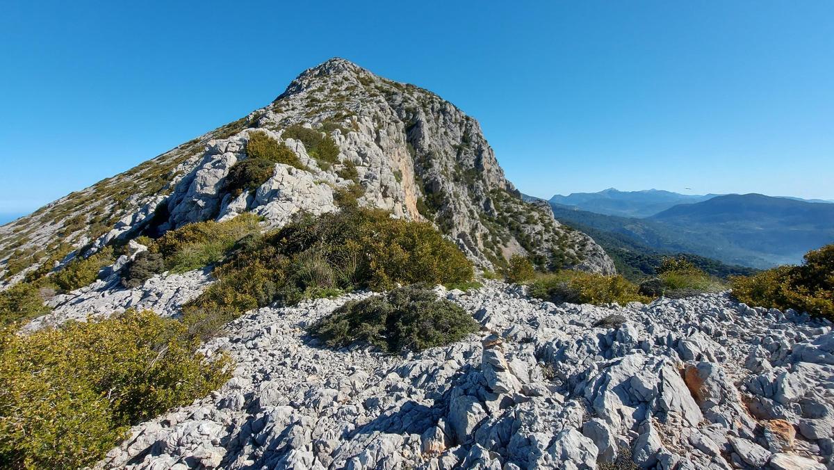 Der Bergsattel (Pas de Selleta Petita).