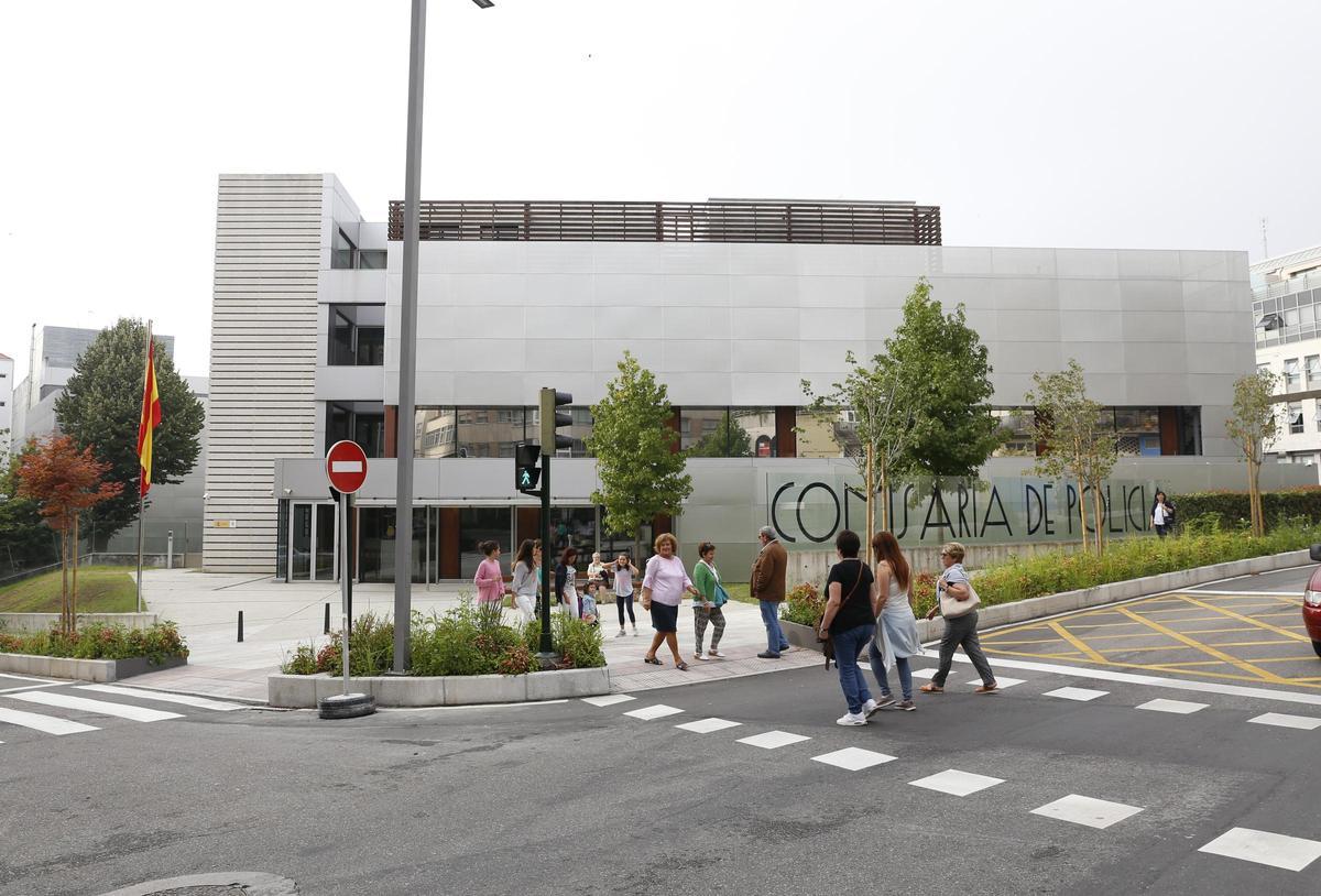 Vista general de la Comisaría de Vigo de la Policía Nacional.