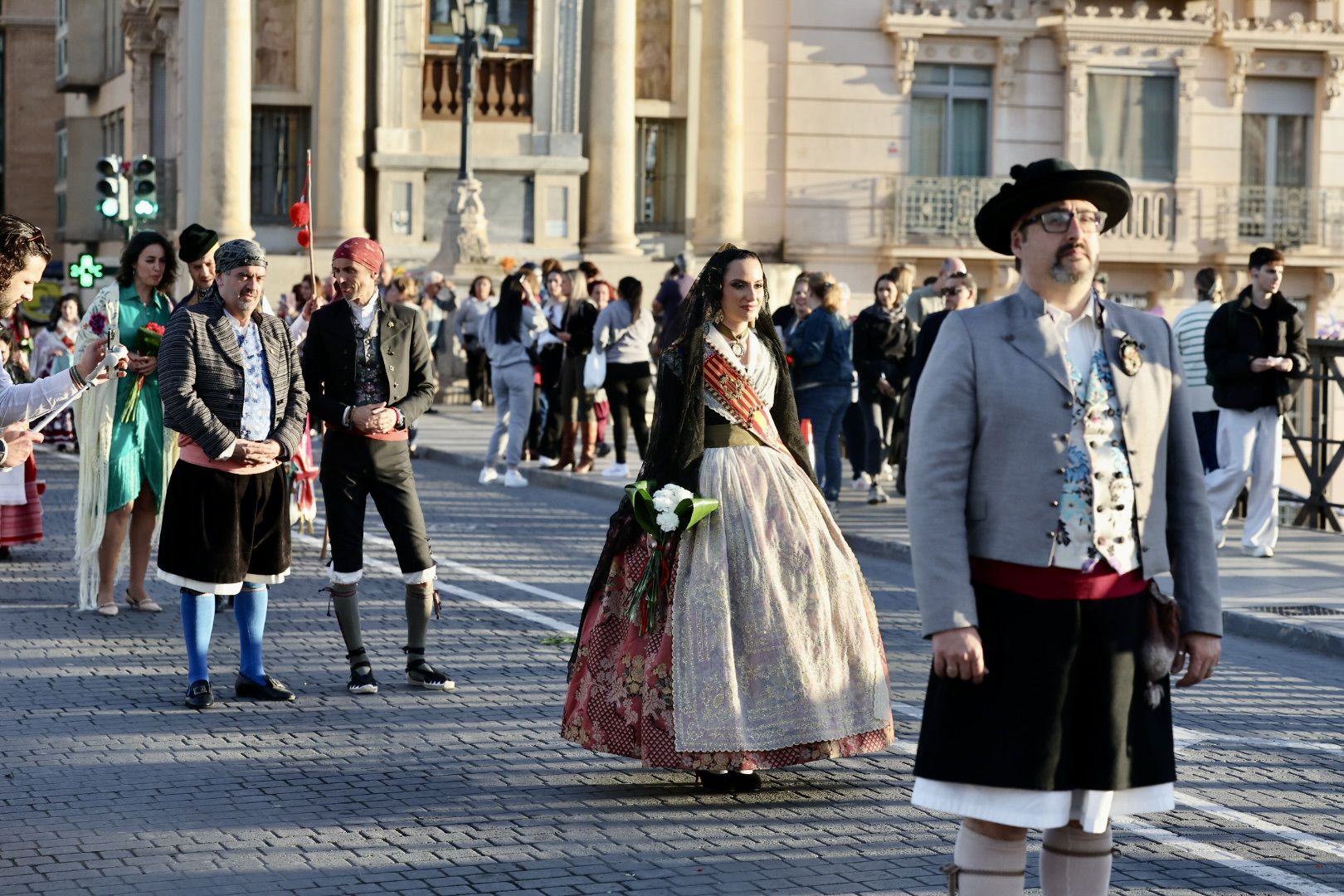 La Fuensanta recibe a María Estela en las fiestas de Murcia