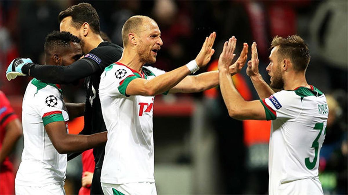 El Lokomotiv sorprende y gana en casa del Bayer Leverkusen